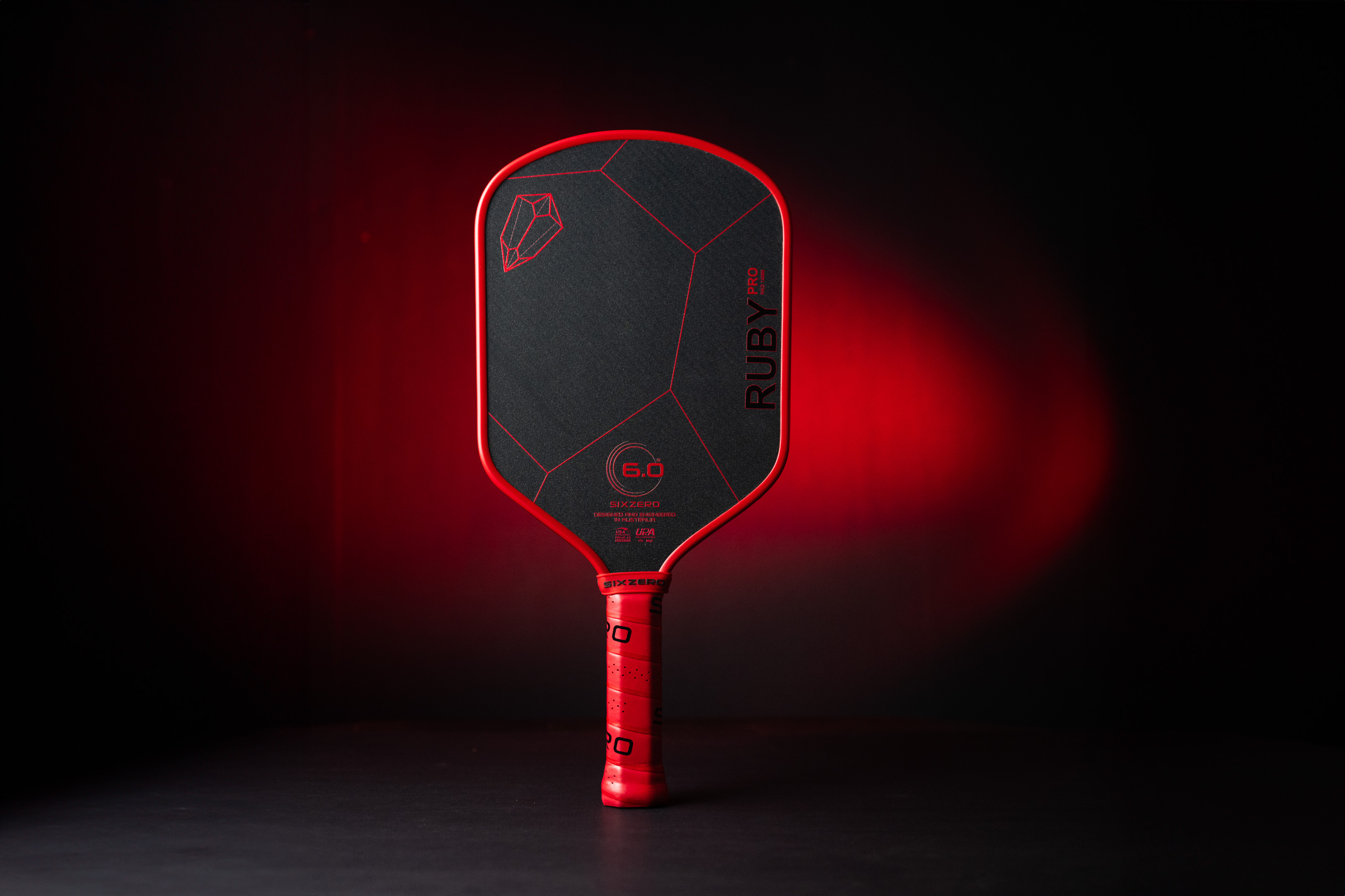 Load video: Next Gem Performance Starts Here: Ruby Pro We took everything players loved about the original Ruby: the unmatched spin, the aerodynamic feel, the premium construction, and rebuilt it from the ground up. Every layer, every material, and every performance feature was reimagined to create a new pro-level paddle engineered for serious power, control, and elite spin longevity. 